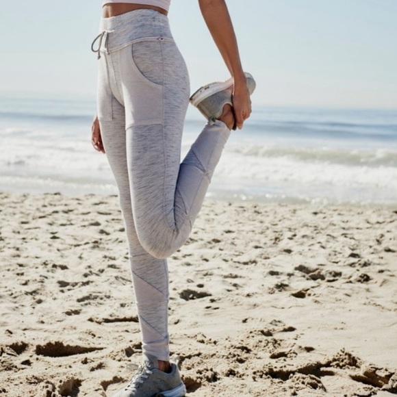 Free People Pants - Free People Light Gray Leggings